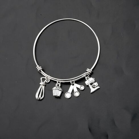 ENSIANTH Baker Gift Pastry Chef -Pastry Baker Bracelet Baking -Culinary - Cupcake-Bakery-Pastry Lover-Cooking Gift in Saudi Arabia
