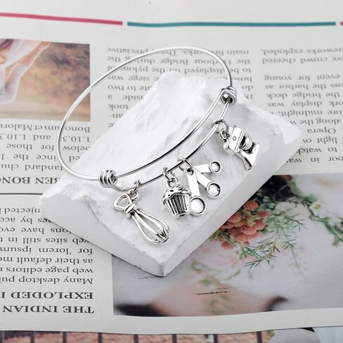 ENSIANTH Baker Gift Pastry Chef -Pastry Baker Bracelet Baking -Culinary - Cupcake-Bakery-Pastry Lover-Cooking Gift in Saudi Arabia
