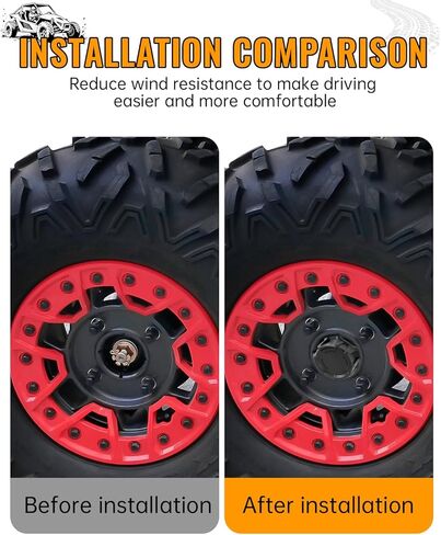 4 قطع أغطية محور العجلة السوداء UTV أغطية حافة مركزية لملحقات Can-Am Maverick X3 Turbo R 2017-2020، أغطية غبار محور حماية الغبار، تحل محل OEM #705401841 in Kuwait