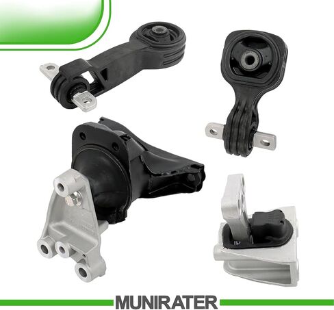 munirater 4pcs Engine Motor and Transmission Mount Replacement for Civic 2006 2007 2008 2009 2010 2011 in Saudi Arabia