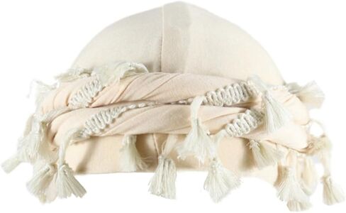 DouuYuhet Turban for Men, Vintage Twist Durag Scarf Head Wraps Satin Lined Halo Turban for Men Turban Tie Tassel Trim in Saudi Arabia