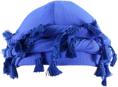 DouuYuhet Turban for Men, Vintage Twist Durag Scarf Head Wraps Satin Lined Halo Turban for Men Turban Tie Tassel Trim in Saudi Arabia