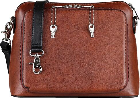 Concealed Carry Evelyn Leather Crossbody Organizer by Lady Conceal in Kuwait
