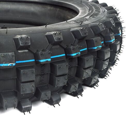 Pit Dirt Bike 80/100-12 3.00-12 Tire and Inner Tube Set - Knobby Motocross Bike Tire and Tube for CRF70F/XR70, TTR 90 BBR in Saudi Arabia