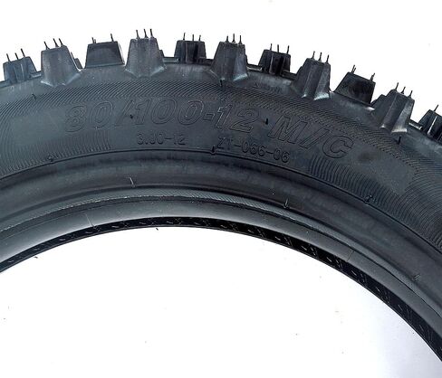 Pit Dirt Bike 80/100-12 3.00-12 Tire and Inner Tube Set - Knobby Motocross Bike Tire and Tube for CRF70F/XR70, TTR 90 BBR in Saudi Arabia