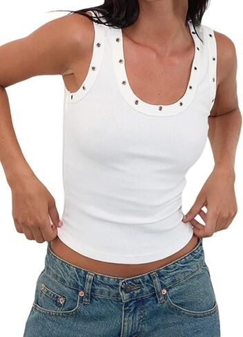 Tank Top - White - S in Saudi Arabia