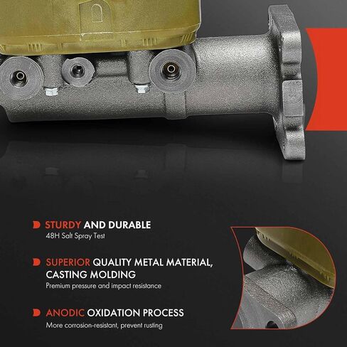 A-Premium Brake Master Cylinder with Reservoir and Sensor Compatible with Freightliner Vehicles - FB65 2001, FC70/FC80/FL50/FL60/FL70/FL80/FLD120/FS65 1999-2001 in Saudi Arabia