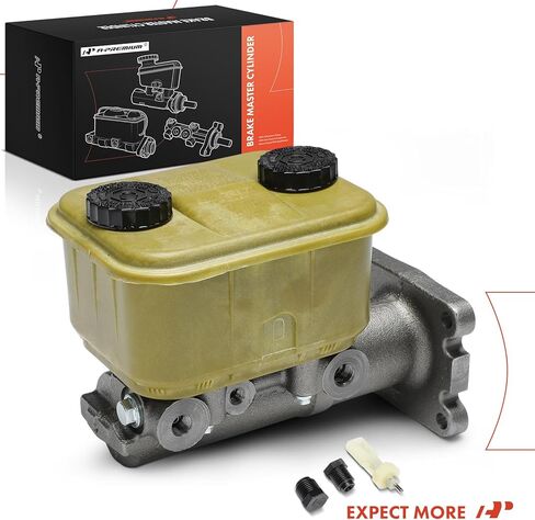 A-Premium Brake Master Cylinder with Reservoir and Sensor Compatible with Freightliner Vehicles - FB65 2001, FC70/FC80/FL50/FL60/FL70/FL80/FLD120/FS65 1999-2001 in Saudi Arabia