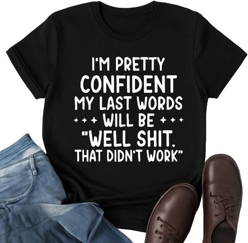 Men's Slogan Letter Graphic Print Tee Tops Casual Round Neck Short Sleeve Summer T Shirts in Kuwait