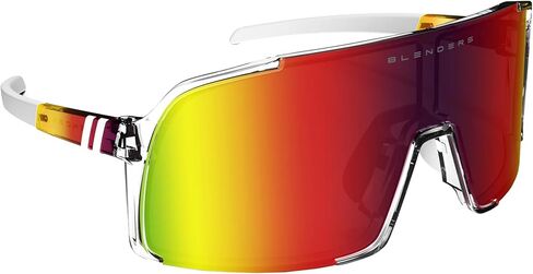 Blenders Eyewear Exposé - نظارات شمسية مستقطبة - إطار خفيف الوزن عالي الأداء، وسادات أنف قابلة للتعديل - حماية 100٪ من الأشعة فوق البنفسجية - للرجال والنساء - مسطرة المستقبل in Kuwait