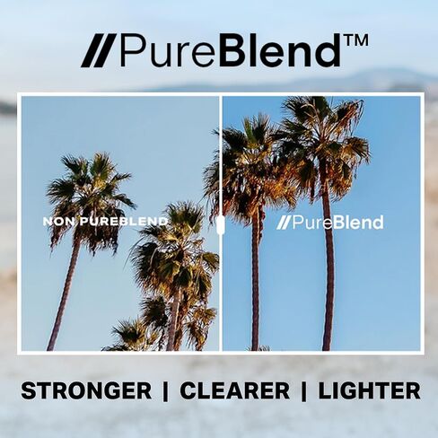 Blenders Eyewear Exposé - نظارات شمسية مستقطبة - إطار خفيف الوزن عالي الأداء، وسادات أنف قابلة للتعديل - حماية 100٪ من الأشعة فوق البنفسجية - للرجال والنساء - مسطرة المستقبل in Kuwait
