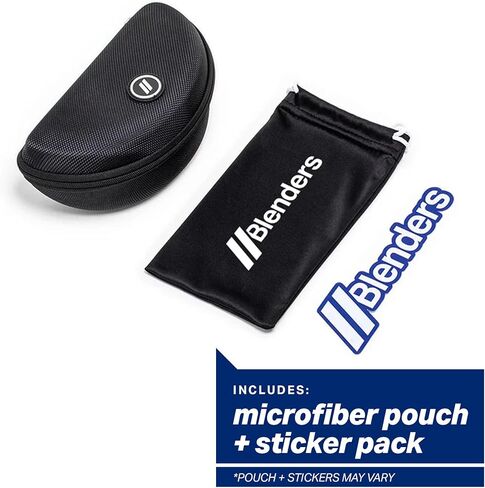 Blenders Eyewear Exposé - نظارات شمسية مستقطبة - إطار خفيف الوزن عالي الأداء، وسادات أنف قابلة للتعديل - حماية 100٪ من الأشعة فوق البنفسجية - للرجال والنساء - مسطرة المستقبل in Kuwait