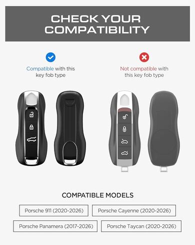 Spigen for Porsche Key Fob Cover Key Shell [حلقة تسلق خالية من المفصلات من التيتانيوم وجمالية السباق العتيقة] كايين باناميرا تايكان 911 هيكل صلب واقٍ، ملحقات مضادة للخدش، حلقة مفاتيح، سلسلة مفاتيح in Saudi Arabia