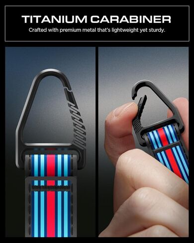 Spigen for Porsche Key Fob Cover Key Shell [حلقة تسلق خالية من المفصلات من التيتانيوم وجمالية السباق العتيقة] كايين باناميرا تايكان 911 هيكل صلب واقٍ، ملحقات مضادة للخدش، حلقة مفاتيح، سلسلة مفاتيح in Saudi Arabia