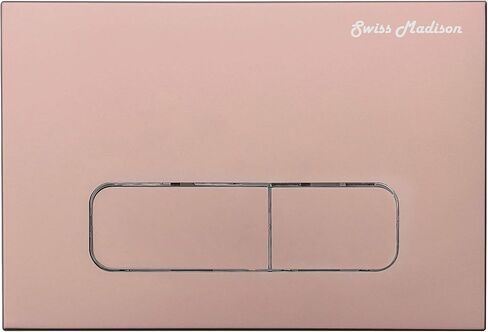 Swiss Madison Well Made Forever Wall Mount Actuator Flush Push Button Plate in Brushed Brass (SM-WC001Z) in Kuwait