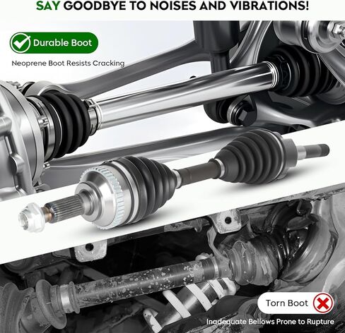 Pair (2) Front CV Axle Shaft Assembly Fit for Ford Escape 2001-2008, for Mazda Tribute 2001-2006 2008, for Mercury Mariner 2005-2008 2.0L 2.3L 3.0L, Automatic trans only, Left and Right Side in Saudi Arabia