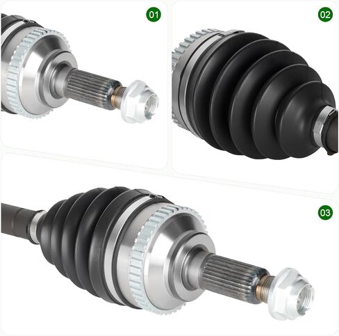 Pair (2) Front CV Axle Shaft Assembly Fit for Ford Escape 2001-2008, for Mazda Tribute 2001-2006 2008, for Mercury Mariner 2005-2008 2.0L 2.3L 3.0L, Automatic trans only, Left and Right Side in Saudi Arabia