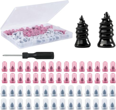 60 قطعة من الأظافر المطاطية لإصلاح الإطارات، مجموعات إصلاح الإطارات المطاطية، طقم إصلاح قابس لولبي الإطارات، أداة سريعة، مسمار إصلاح الإطارات بالخدمة الذاتية للسيارة والدراجة والدراجة النارية والشاحنة والجرار in Kuwait