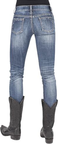 Stetson Women's 503 Pixie Stix Fit Skinny Straight Jeans in Saudi Arabia