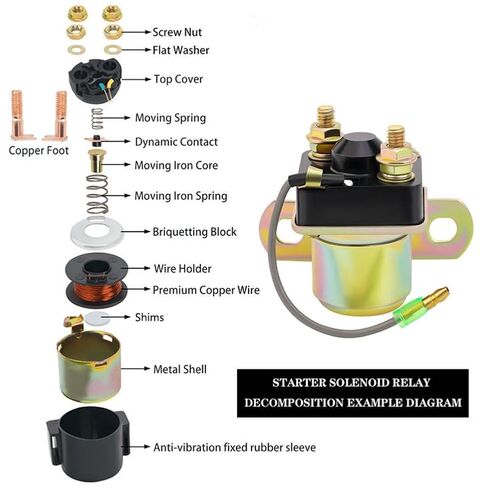 Motorcycle Starter Solenoid Relay Ignition Switch Compatible with Xpress 300 400 Xplorer Xpedition Trail BOSS 425 325 Worker 335 500 in Kuwait