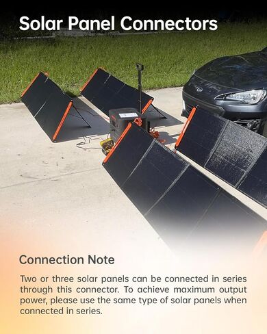 موصلات الألواح الشمسية لمحطة الطاقة المحمولة Jackery Explorer 3000 Pro / 2000 Plus/ 2000 V2/ 1000 Plus/ 1000 V2 واللوحة الشمسية SolarSaga 200W/100W، لتوصيل 2 أو 3 ألواح شمسية in Kuwait
