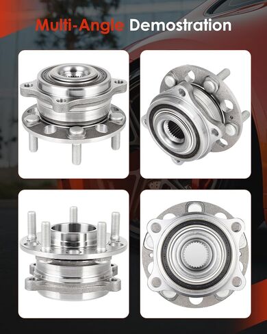 cciyu Wheel Hub Bearing Assembly 2pcs Front Left Right 5 lugs Non-ABS 513409 BR930946 for Hyundai Santa Fe 2015-2019,for Hyundai Santa Fe XL 2016-2019,for Kia Sorento 2016-2020 Wheel Hubs in Kuwait