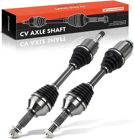 A-Premium Pair (2) Front CV Axle Shaft Assembly Compatible with Ford Taurus 2010-2012, Flex 2010-2013 & Lincoln MKS 2010-2012, MKT 2010-2013, 3.5L, Driver and Passenger Side, Replace# AA5Z3B436A in Saudi Arabia