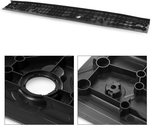 لوحة عتبة خلفية PIT66 متوافقة مع Ford Transit 150 250 350 Cargo Van 2015-2023، ملحقات الوسادة العلوية لغطاء المصد، أسود CK41-B40352-C in Saudi Arabia
