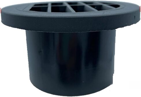 1PC 60mm/75mm/90mm Heater Duct Ducting Flat Round Rotatable Connector Black For Car Truck distintivo(FKPT-90mm) in Saudi Arabia
