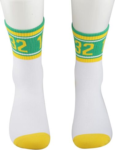 CENWA 1 Pair Green And Yellow Socks Black Nurse Sorority Gift I Am My Sister’s Keeper Socks Gift for Women in Saudi Arabia