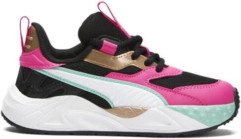 حذاء رياضي كاجوال برباط من PUMA للفتيات Rs-Trck Vacay Queen - أسود، وردي in Saudi Arabia