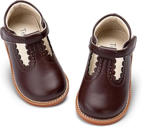 أحذية ماري جين للفتيات الصغيرات الصغار لحفلات المدرسة الكلاسيكية فستان أكسفورد مسطح in Kuwait