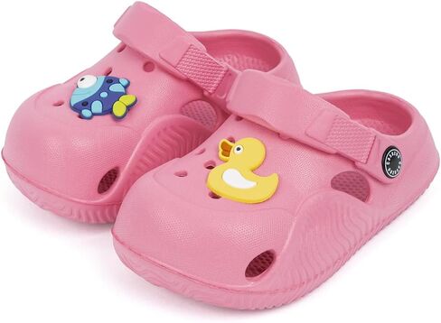 Casazoe Toddler Boys Girls Garden Clogs Kids Slip On Water Sandals Lightweight Summer Beach Pool Slipper Infant Children Outdoor Swimming Slides in Kuwait