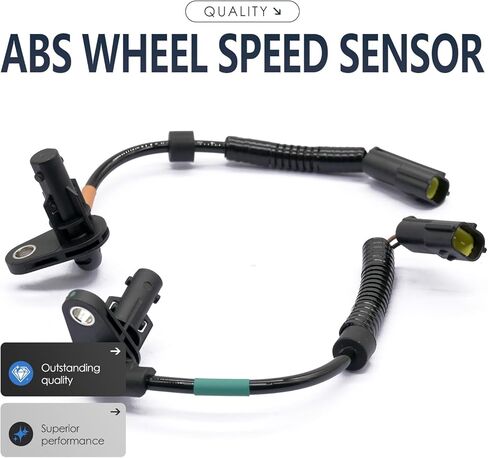 2PCS Rear Left and Right Abs Wheel Speed Sensor Compatible with Hyundai Genesis 59910B1050 59930B1050 ALS2831 ALS2826 w/Electronic Stability Control; 14 15 16 2014 2015 2016 in Saudi Arabia