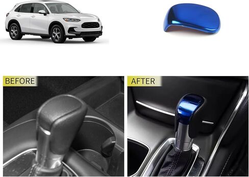 مقبض ناقل الحركة نصف غطاء متوافق مع Honda New HRV HR-V 2026-2023 وحدة التحكم المركزية شيفتر تقليم ناقل الحركة الأوتوماتيكي ديكور داخلي للسيارة من الفولاذ المقاوم للصدأ قطعة واحدة (أحمر) in Kuwait