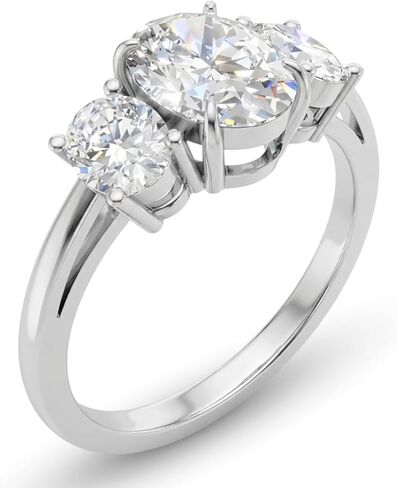 Real Diamond Ring For Women - IGI Certified Lab Grown Diamond Rings for Any Occasion, Wedding, Engagement Ring D-F Colorless, VVS1-VVS2-VS1 Clarity - 7 Shapes in Saudi Arabia