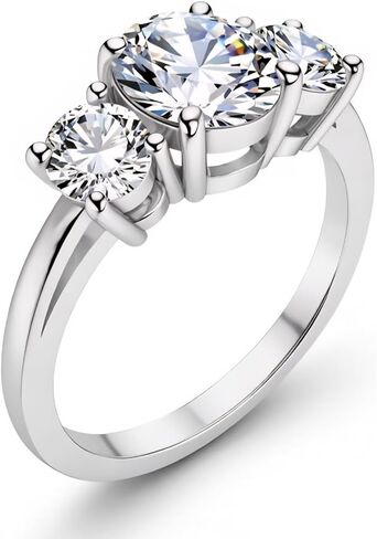 Real Diamond Ring For Women - IGI Certified Lab Grown Diamond Rings for Any Occasion, Wedding, Engagement Ring D-F Colorless, VVS1-VVS2-VS1 Clarity - 7 Shapes in Saudi Arabia