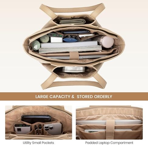 LOVEVOOK Laptop Tote Bag for Women Sandy in Saudi Arabia