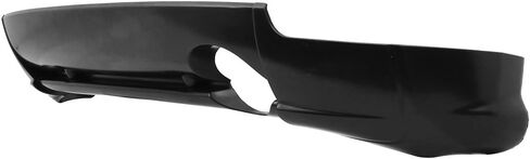 IKON MOTORSPORTS Rear Bumper Lip, Compatible with 2006-2008 Mitsubishi Eclipse, OE Factory Style Polyurethane PU Unpainted Black Rear Lower Spoiler Air Dam Chin Valance Splitter in Saudi Arabia