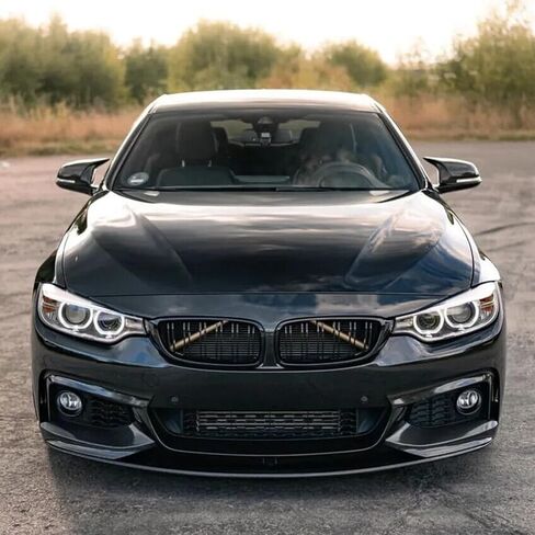 Front Bumper Lip Compatibility with 2014-2020 F32 F33 F36 4 Series M Sport Front Bumper Chin Lip Splitter Spoiler Carbon Fiber in Kuwait