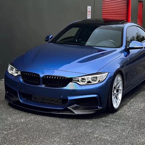 Front Bumper Lip Compatibility with 2014-2020 F32 F33 F36 4 Series M Sport Front Bumper Chin Lip Splitter Spoiler Carbon Fiber in Kuwait