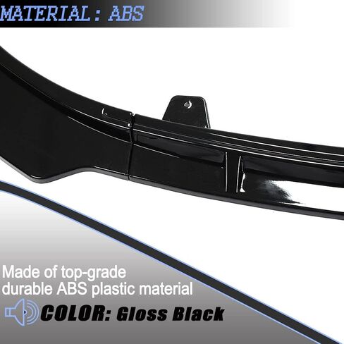 Front Lip Compatible with Toyota Camry Sport [SE,XSE,Hybrid SE,Hybrid XSE,TRD,SE Nightshade] 2021 2022 2023 2024 Front Bumper Lip Splitter Under Chin Spoiler Body Kit Camry Accessories in Kuwait