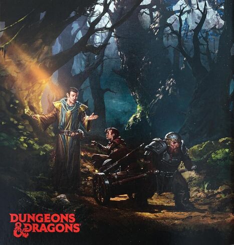 Dungeons and Dragons Essentials Kit - Starter Set Extra 6 Dice Sets, Flannel Bags, Master Screen, Figures, New Heroes, Dice Guide, Statistic Sheets - DND 5th Edition Rolling Board Game in Kuwait