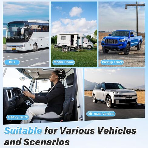 VUSIGN X-Large Seat Cushion for Truck & Car Drivers, Memory Foam Seat Cushion for Long Driving, Sciatica & Tailbone Pain Relief, Ergonomic Back Support Cushion with Non-Slip Bottom & Washable Cover in Kuwait