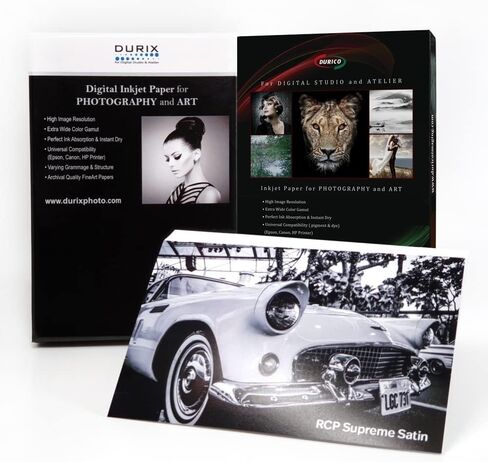 ورق صور نفث الحبر الرقمي DURICO RCP Supreme Satin 270gsm (5 × 7/100 ورقة) in Kuwait