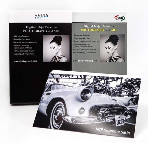 ورق صور نفث الحبر الرقمي DURICO RCP Supreme Satin 270gsm (5 × 7/100 ورقة) in Kuwait