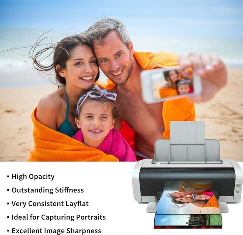 ورق صور نفث الحبر الرقمي DURICO RCP Supreme Satin 270gsm (5 × 7/100 ورقة) in Kuwait