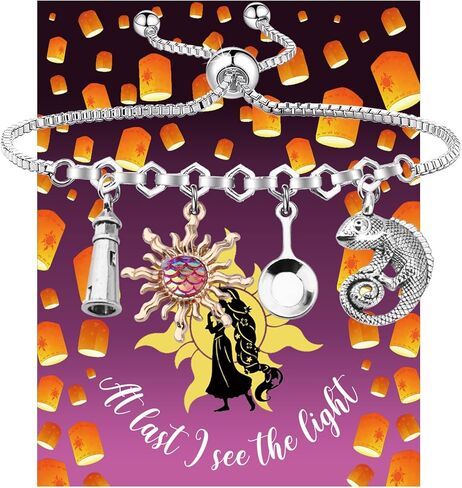 SEIRAA Princess Sun Bracelet Sun Lantern Charm Fairytale Princess Jewelry At last I see the light Gift in Saudi Arabia
