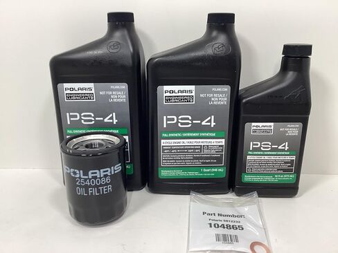 مجموعة الخدمة الكاملة تناسب Polaris Ranger XP 900 لتغيير الزيت وفلتر الهواء وشمعات الإشعال وزيت التروس وجميع أجزاء مصنع OEM - مجموعة Big Rock Powersports & Marine # PSK-9RG in Kuwait