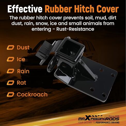 maXpeedingrods Class 3 Trailer Hitch, 2 Inch Receiver, Tow Hitch Receiver for Mitsubishi Montero 1992 1993 1994 1995 1996 1997 1998 1999 2000 in Saudi Arabia